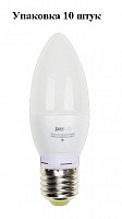Лампа Jazzway PLED- ECO-C37 светодиодная свечка  5Вт E27 3000К упаковка 10 шт от Водопад  фото 3
