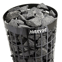 Электрическая печь Harvia CILINDRO PC70 HPC700400M со встроенным пультом, черная от Водопад  фото 2