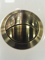 Кнопка арматуры бачка Belbagno CZR-BTN-Br, бронза от Водопад  фото 1