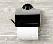 Держатель туалетной бумаги с крышкой WasserKRAFT Rhein К-6225 от Водопад  фото 2