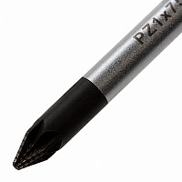 Отвертка Gross 12156 PZ1 x 75мм S2, трехкомпонентная ручка от Водопад  фото 3