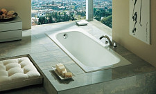 Чугунная ванна Roca Continental 212901001 170х70 без отверстия для ручек от Водопад  фото 2
