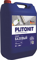 Праймер Plitonit Грунт Базовый 6163 акрилатный для подготовки оснований, 10 л от Водопад  фото 1