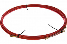 Протяжка кабельная(мини УЗК в бухте) Rexant 47-1010 , стеклопруток, d=3,5 мм 10 м, красная от Водопад  фото 2
