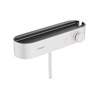 Смеситель для душа Hansgrohe ShowerTablet Select 24360700 термостат, матовый белый от Водопад  фото 1