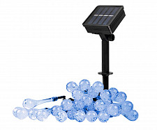 Светильник Фаza SLR-G08-30B 5040946 светодиодный садовый, гирлянда капельки синие от Водопад  фото 1