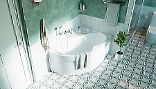 Акриловая ванна Marka One Aura 58133 150х105 правая от Водопад  фото 2