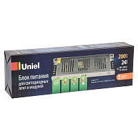 Блок питания Uniel UET-VAS-200B20 UL-00002433, 200 Вт, 24V IP20 металлический корпус от Водопад  фото 4