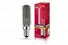 Лампа накаливания Camelion MIC 12984 40/T25/CL/E14, для вытяжек от Водопад  фото 1