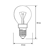 Лампа накаливания Camelion MIC D CL 8972 60 Вт, E14 от Водопад  фото 2