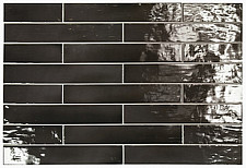 Плитка Equipe Manacor Black 6.5X40 (кв.м.) от Водопад  фото 1