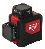 Нивелир Elitech ЛН 360/2 лазер, 3х1.5В(АА), 30\80м,±0,2мм\м, 0,4кг, гор.360град\верт.360град луч, чехол от Водопад  фото 1