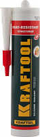 Герметик термостойкий силиконовый Kraftool KRAFTSIL "HEAT-RESISTANT" 300 мл, красный, туба от Водопад  фото 1