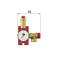 Консоль Flamco «Flexconsole R-Plus» 3/4x3/4 для 8-25 л цвет красный (отопление) от Водопад  фото 3