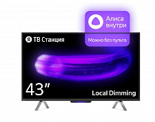 Яндекс ТВ Станция с Алисой 43" 4K YNDX-00091 YANDEX от Водопад  фото 1