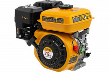 Двигатель бензиновый Denzel RX-17K, 95101 7 л.с., 212 см3, горизонтальный вал шпонка 19 мм от Водопад  фото 2