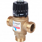 Клапан смесительный термостатический Stout SVM-0120-166020 для систем отопления и ГВС 3/4&quot; резьба