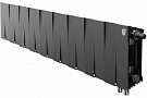 Биметаллический радиатор Royal Thermo Piano Forte VDR 200/100 мм, 18 секций, нижнее подключение, Noir Sable