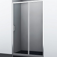 Душевая дверь WasserKRAFT Main 41S13 1100х2000, прозрачное стекло, профиль серебро от Водопад  фото 1