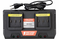 Зарядное устройство Sturm! SBC1822 1BatterySystem 18 В, 2 x 4 Ач, для двух батарей от Водопад  фото 2