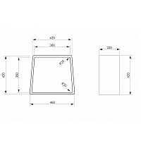 Стульчик для ванной Abber Stein AS1638, цвет белый от Водопад  фото 2