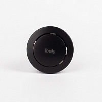 Кнопка слива Iddis 92038MB1AR для арматуры, 1-уровневая, 38 мм, черный матовый от Водопад  фото 2