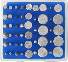 Набор мини-насадок для гравера Зубр Профессионал 33383-H50 Р180, хвостовик 3 мм, 50 шт. от Водопад  фото 1