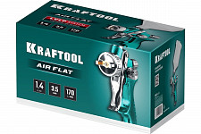 Краскопульт Kraftool AirFlat LVLP 06524-1.4 пневматический с верхним бачком, 1.4 мм от Водопад  фото 5