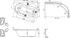 Уценка. Фронтальная панель для ванны Ravak Rosa CZ55100A00 150, левая, УЦ-ОПТ-000000587 от Водопад  фото 3