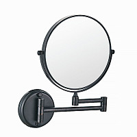 Зеркало для ванной Azario AZ-211B Altre Ø200 мм, черный матовый от Водопад  фото 1