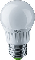 Лампа светодиодная Navigator 94467 NLL-G45-7-230-2.7K-E27 7 Вт, шар 2700 К, E 27, 500 Лм от Водопад  фото 1