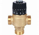 Клапан термостатический Stout SVM-0125-236520 смесительный для систем отопления и ГВС 3/4&quot; НР 30-65°С KV 2,3, центральное смешивание