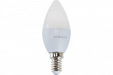 Лампа светодиодная Eurolux LL-E-C37-5W-230-2,7K-E14, 76/2/1 (свеча, 5 Вт, теплый, Е14) от Водопад  фото 1