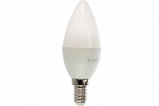 Лампа светодиодная Eurolux LL-E-C37-6W-230-2,7K-E14, 76/2/2 (свеча, 6 Вт, теплый, Е14) от Водопад  фото 1