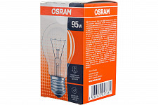 Лампа накаливания Osram CLASSIC A CL 4058075027831 95 Вт 230 В E27 NCE от Водопад  фото 3
