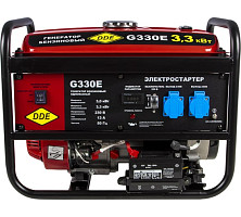Генератор бензиновый DDE G330E 792-551 1ф, 3,0/3,3 кВт, бак 15 л, дв-ль 7 л.с., элстарт от Водопад  фото 3