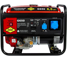 Генератор бензиновый DDE G650 917-422 1ф, 6,0/6,5 кВт, бак 25 л, дв-ль 14 л.с. от Водопад  фото 2