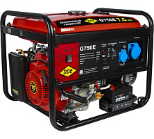 Генератор бензиновый DDE G750E 917-460 1ф, 7,0/7,5 кВт, бак 25 л, 92 кг, дв-ль 15 л.с, элстарт от Водопад  фото 1