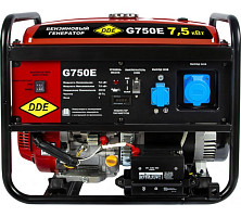 Генератор бензиновый DDE G750E 917-460 1ф, 7,0/7,5 кВт, бак 25 л, 92 кг, дв-ль 15 л.с, элстарт от Водопад  фото 2