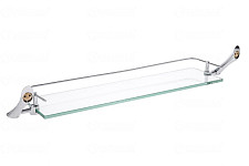 Полка стеклянная Art&Max Elegant AM-1582 хром от Водопад  фото 4