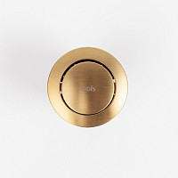 Кнопка слива Iddis 92038BR1AR для арматуры, 1-уровневая, 38 мм, бронза от Водопад  фото 2