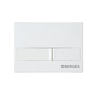 Комплект инсталляции Berges NOVUM525 043244 с белой кнопкой L1, унитазом FLOE S Rimless и сиденьем микролифт от Водопад  фото 5