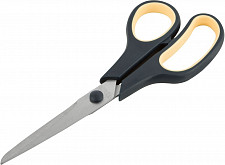 Ножницы Fit 67377 бытовые нержавеющие прорезиненные ручки, толщина лезвия 1,8 мм, 225 мм от Водопад  фото 2