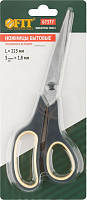 Ножницы Fit 67377 бытовые нержавеющие прорезиненные ручки, толщина лезвия 1,8 мм, 225 мм от Водопад  фото 3