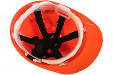 Каска защитная Сибртех Европа (К-01) 89113 из ударопрочной пластмассы, оранжевая от Водопад  фото 2