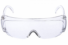 Очки защитные Сибртех 89155 открытого типа, прозрачные, ударопрочный поликарбонат от Водопад  фото 2