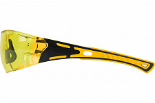 Очки защитные Denzel 89192 открытые, поликарбонатные, желтая линза, 2х компонентные дужки от Водопад  фото 3