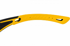 Очки защитные Denzel 89192 открытые, поликарбонатные, желтая линза, 2х компонентные дужки от Водопад  фото 4