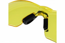 Очки защитные Denzel 89192 открытые, поликарбонатные, желтая линза, 2х компонентные дужки от Водопад  фото 5