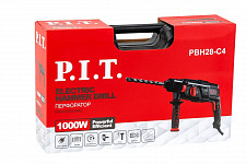 Перфоратор P.I.T. PBH28-C4 3-реж.гор, 1000Вт, 3дж, SDS+, пласт.кейс, 3 бура, зуб ,макс.бур 28мм от Водопад  фото 2